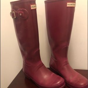Hunter rain boots